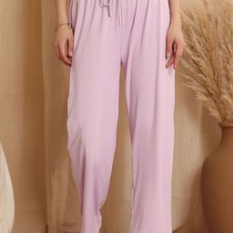 NEUDIS Wide Leg Ribbed Lounge Pants-image-52