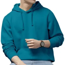 Men Full Sleeve Solid Hooded Sweatshirt-image-66