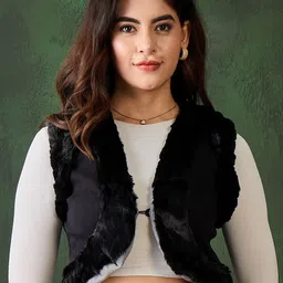 StyleStone Women Crop Shrug-11