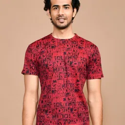 SKYKNIT Men Typography Printed Round Neck T-shirt-picture-47