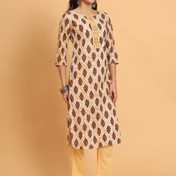 Online selling Women Yellow Kurta Sets-image-18