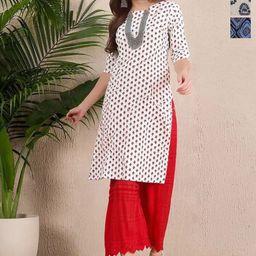 Anouk Rustic Women Pack Of 3 Ethnic Motifs Printed Crepe Kurta-image-58