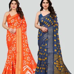 Moda Rapido Bandhani Zari Saree-picture-16