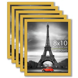 ArtzFolio Gold-Toned 5 to 7 Pieces Wood Wall Photo Frames-image-28