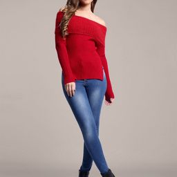 iki chic Women Ribbed Woollen Pullover-image-61