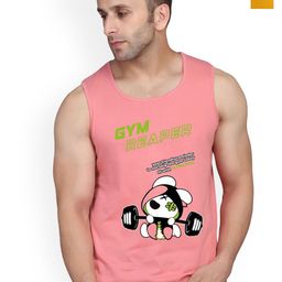 SLOWLORIS Men Pack Of 2 Printed Cotton Gym Vest-picture-23