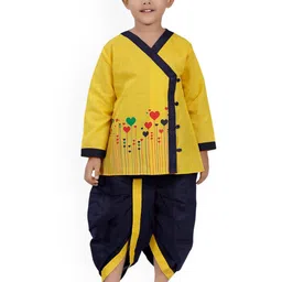 BAESD Boys Printed Regular Kurta with Dhoti Pants-33