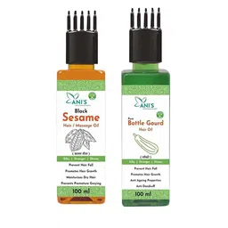 ANI'S Set Of 2 Bottle Gourd & Sesame Hair Oil For Strong & Silky Hairs - 100ml Each-59