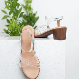 Inc 5 Women Party Wear Round Toe Block Sandals-36