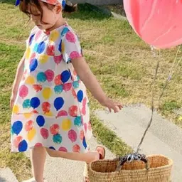LULU & SKY Floral Print A-Line Dress-picture-4