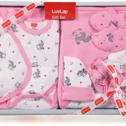 Newborn Baby Gift Set of 8 Items, Clothes Set for New born to 3 Months,-image-99