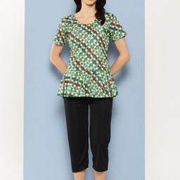Muhuratam Women Green Nylon Swimwear-image-87