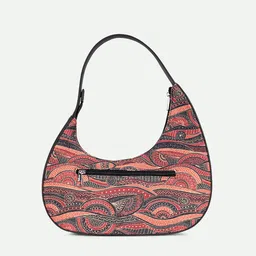 ZOUK Pithora Artistry Printed Half Moon Shoulder Bag image 4