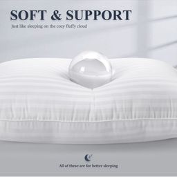 Shadowkart Set of 2 Fibre Filled Polyester Ultra Soft Sleep Pillow image 2