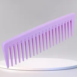 Basicare Wide Tooth Comb For Detangling- Purple-image-88