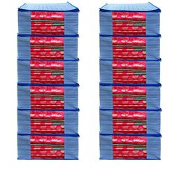 AMAK INC Blue Fabric Multi-Utility Wardrobe Organisers-picture-10