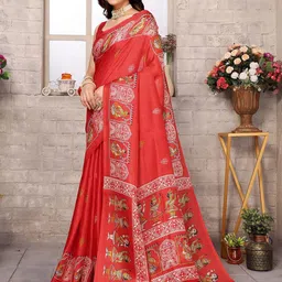 KALINI Ethnic Motifs Printed Saree-image-62