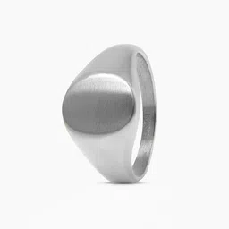 SWASHAA Men Zane Matte Signet Ring-45
