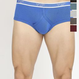 VIP Spector Pack Of 5 Assorted Pure Cotton Basic Briefs - VP-MI-BF-SPECT-1P-IN-PO5-95-picture-23
