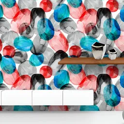 ArtzFolio Printed UV-Resistant Anti-Bacterial Modern Contemporary Shapes Peel & Stick Wallpaper-image-61