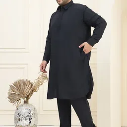 SOJANYA PLUS Men Regular Kurta with Salwar image 4