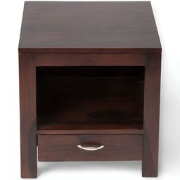 Ikiriya Red Square-Shaped Bedside Table image 5