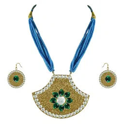 Vidhya Kangan Gold-Toned Brass Necklace-image-22