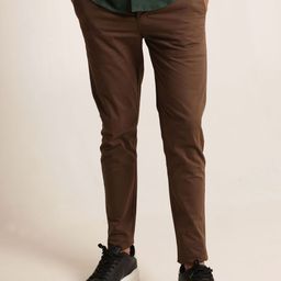 Uncluttered Closet Men Smart Fit Mid-Rise Chinos Trousers-picture-35