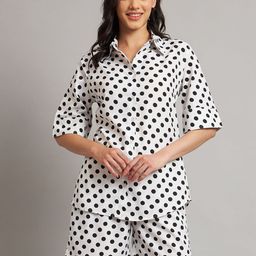 BRINNS Polka Dot Printed Shirt & Shorts Co-Ords-picture-32
