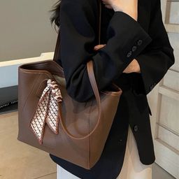 StyleCast Women Solid Shopper Tote Bag-image-15