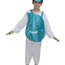 Kaku Fancy dresses Kids Nature Theme Water Drop Costume Jumpsuit With Cutout & Head band-image-57
