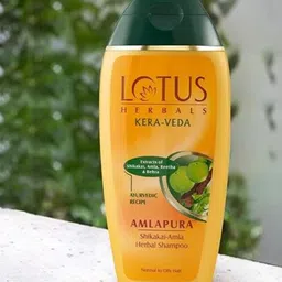 Lotus Herbals Set Of 3 Kera-Veda Amlapura Shikakai - Amla Herbal Shampoo- 200ml Each-98