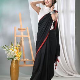TANTLOOM Pure Cotton Taant Saree-picture-34