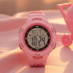 ON TIME OCTUS Girls Dial & Bracelet Style Straps Digital Watch KD-201 PINK-picture-30