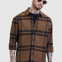 Snitch Men Checked Open Front Jacket image 2