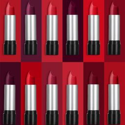 A.D.S Set Of 12 Amplified Creme Matte Non Transfer Balm Lipstick- 2.3g Each-Shade J113-C-28