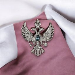 mahi Dual Head Eagle Brooch Brooch-image-24