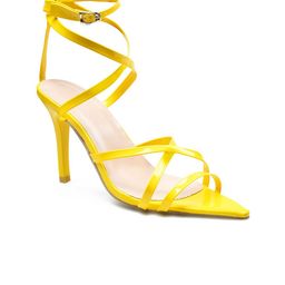 PELLE LUXUR Women Slim Heeled Sandals with Buckles-28