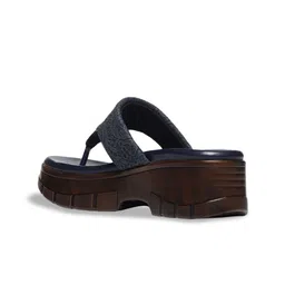 Monrow Textured PU Wedge Mules image 3