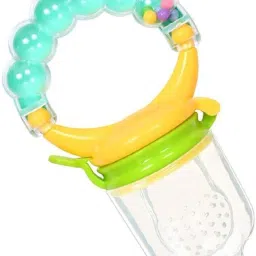 Soft Silicone Baby Fresh Fruit Food Nibbler Feeder Musical Star Rattle Teether Soother-33