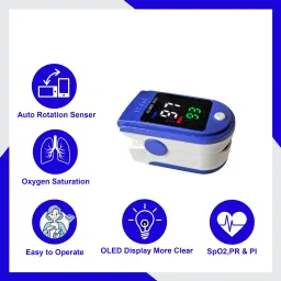 vyapt Finger Tip Oximeter Digital Pulse Reader with Color Display -Pulse Oximeter Pulse Oximeter image 4