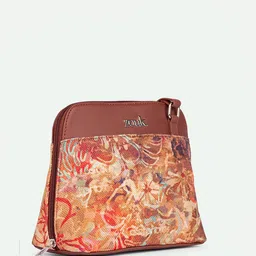 ZOUK Floral Printed Structured Sling Bag image 3
