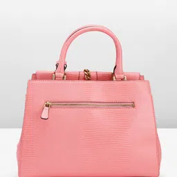 GUESS Snake Skin Textured Structured Handheld Bag image 5