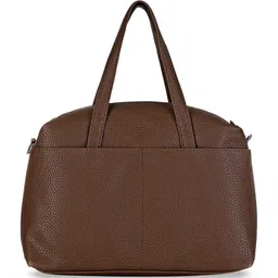 Mast & Harbour Beige Oversized Structured Handheld Bag image 3