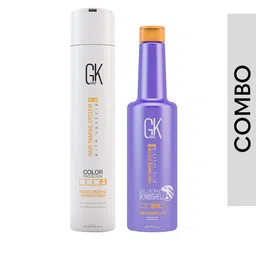 GK HAIR Set of Silver Bombshell Shampoo - 280 ml & Moisturizing Conditioner - 300 ml-3