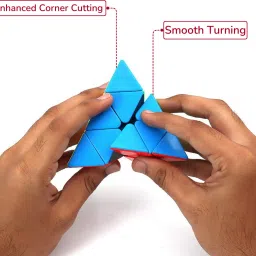 cubelelo Drift Pyraminx Stickerless Speedcube Highspeed Magic Cube Puzzle image 3