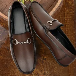 Comfortable Premium Stylish Unique Trendy Popular KUS2017_BROWN for Men Loafers For Men-image-83