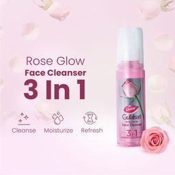 Dabur Gulabari Set Of 3 Rose Glow Face Cleanser For Balanced & Hydrated Skin- 100ml Each image 2