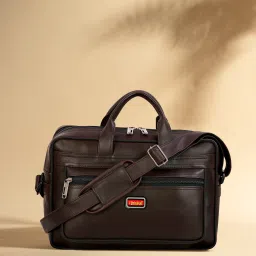 Vegan Leather Messenger bags for Men Women | 15.6 inch laptop bag File crossbody shoulder bag men |office bag for men |Shoulder Messenger Sling Bag Men Travel | Corporate Office Beg |Corporate Executive Gift Item Men. Men Tan Messenger Bag - Extra Spacious Waterproof Messenger Bag-image-44
