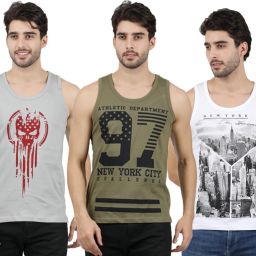 Pack of 3 Men Vest-image-53